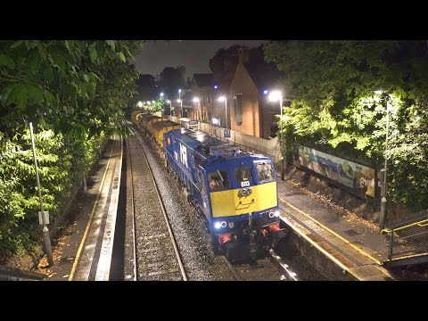 NIR 111 class locomotive (8113) on Ballast Train duties @ Poyntzpass & Bangor