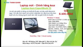 Laptop Asus ExpertBook I3
