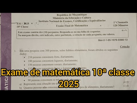 Complete solution to the 10th grade math exam 2025