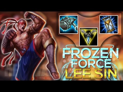 Frozen Force Lee Sin (LEE SIN BUILD CHALLENGE)
