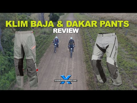 Klim Dakar & Baja S4 pants review︱Cross Training Adventure