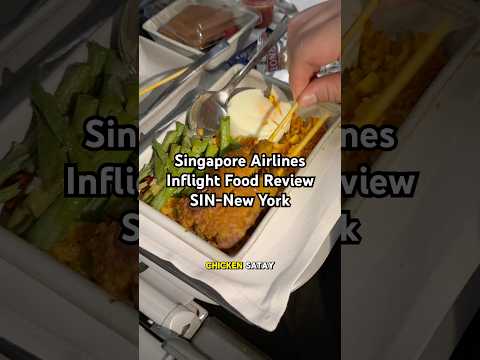 Reviewing the 'Book the Cook' meals on Singapore Airlines (SG-New York)