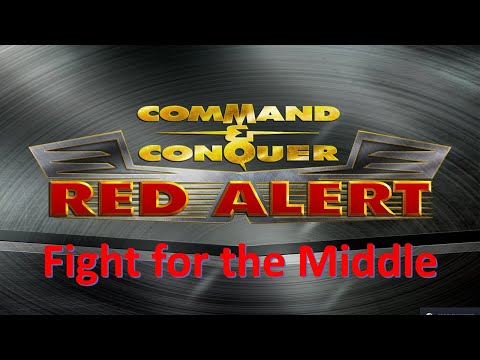 Command and Conquer Red Alert Remastered 4v4 (Fight for the middle)