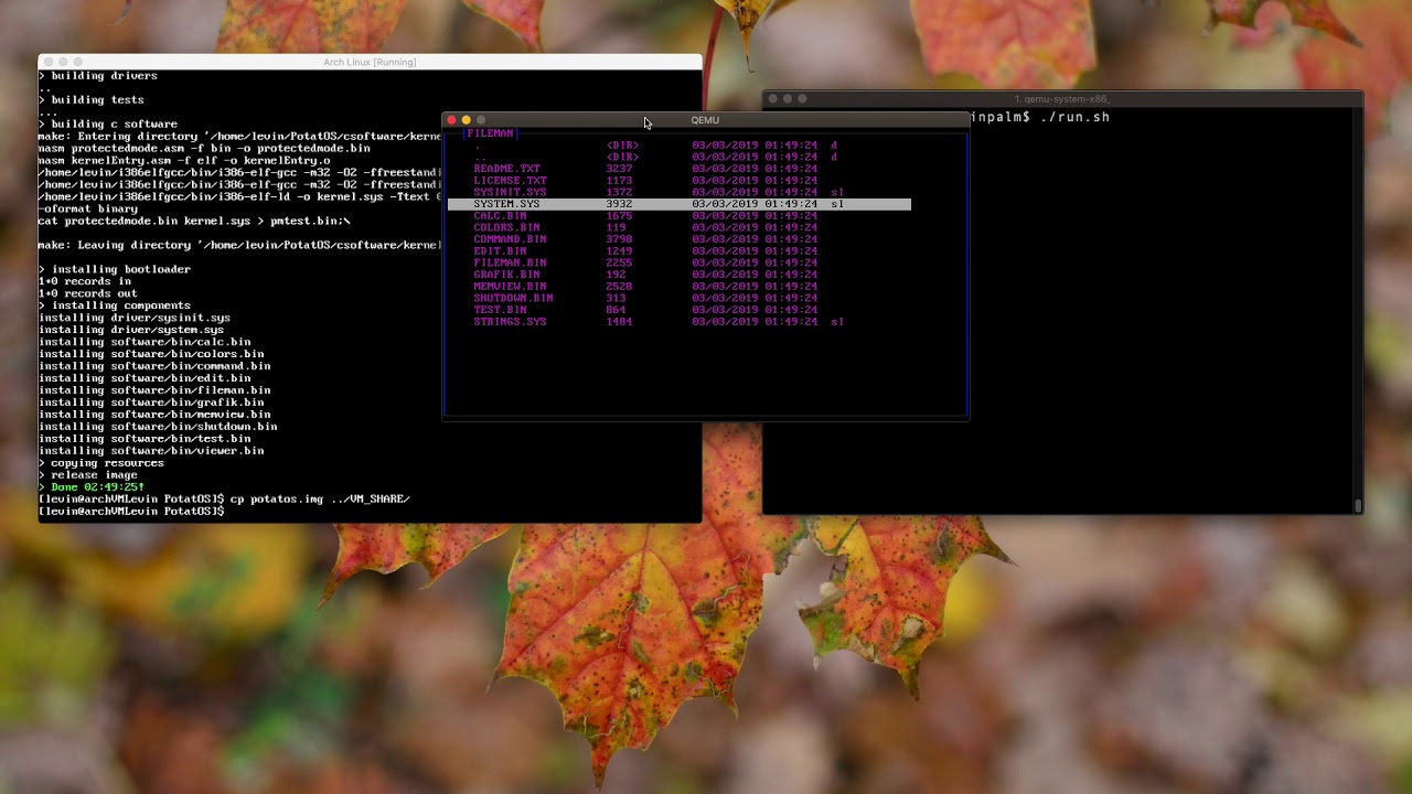 PotatOS Updates! - 16-Bit Assembler operating system