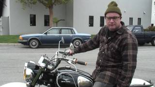 Restored Moto Guzzi Ambassador Police with friction siren (Sold)