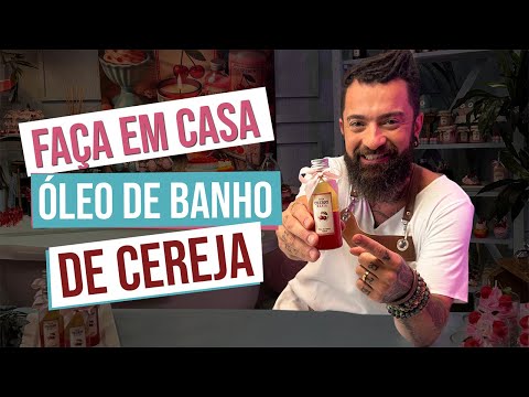 ÓLEO DE BANHO DE CEREJA: HIDRATAÇÃO E PERFUME IRRESISTÍVEIS! FAÇA EM CASA DE FORMA FÁCIL!