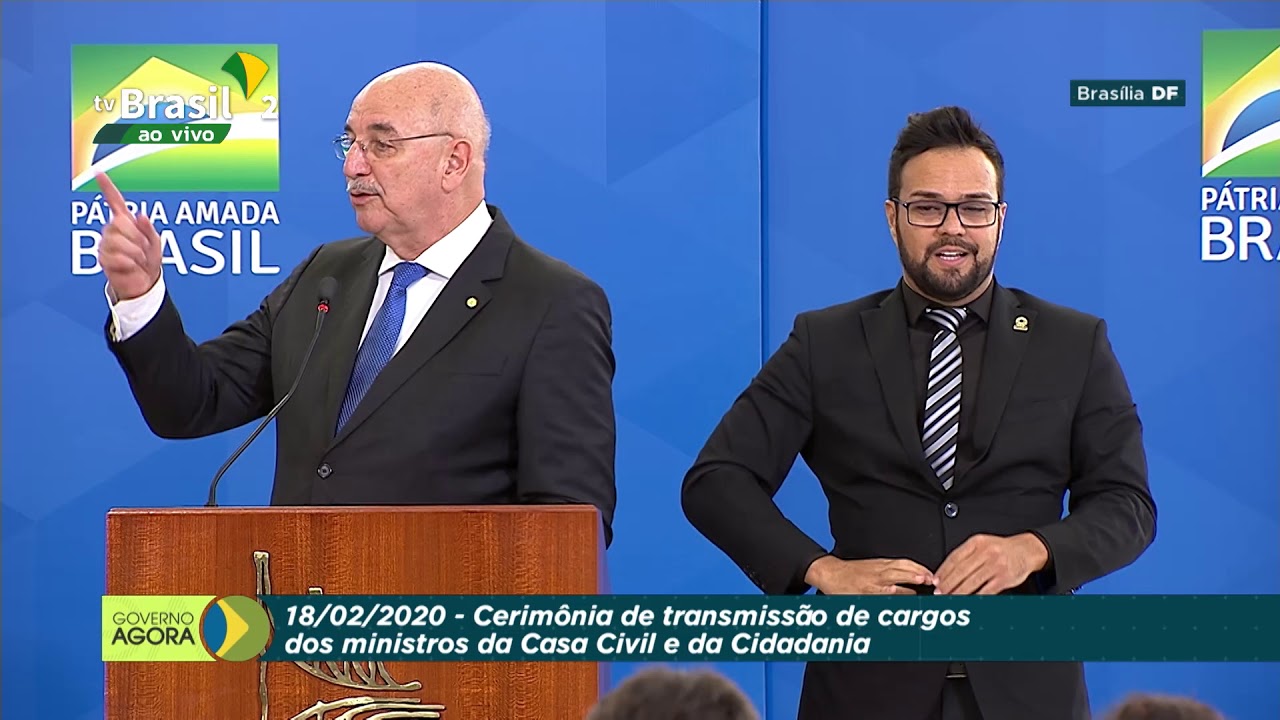 Transmissão dos cargos de ministros da Casa Civil e Cidadania