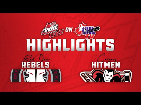 Red Deer Rebels at Calgary Hitmen 10/16 | WHL Highlights 2024-25