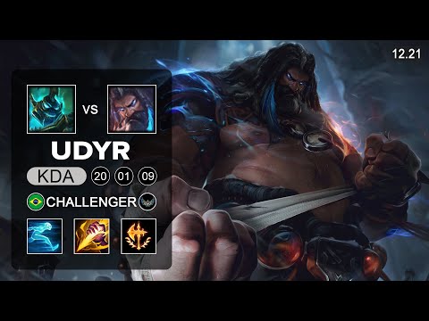 Udyr vs Kindred Jungle - BR Challenger - Patch 12.21 Season 12