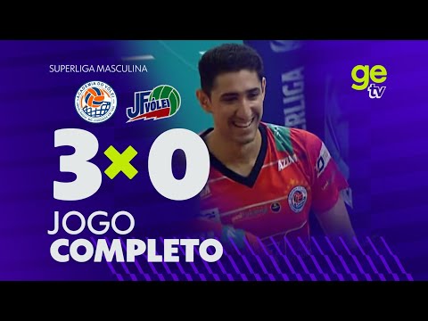 JOGO COMPLETO: MONTE CARMELO X JF VÔLEI | SUPERLIGA MASCULINA | ge tv