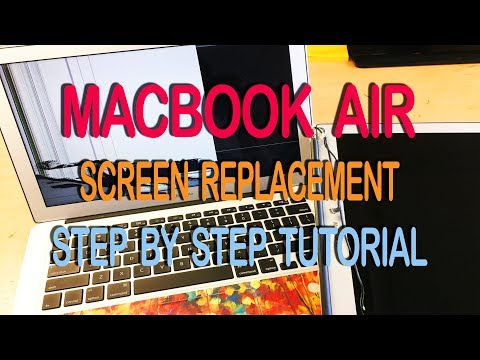 Macbook Air 2015 Screen Replacement - Step by step