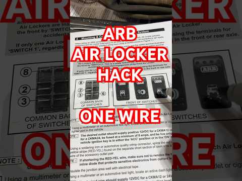 ARB air locker -front locker anytime