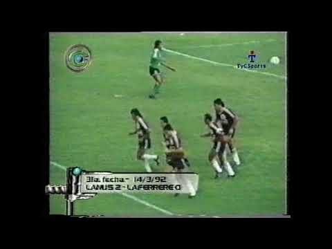 Lanús 2 - Deportivo Laferrere 0 (Nacional B 1991/1992)