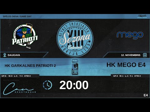 2023 11 12 | HK GARKALNES PATRIOTI 2 (GP2) - HK MEGO E4 (MG4) | E4