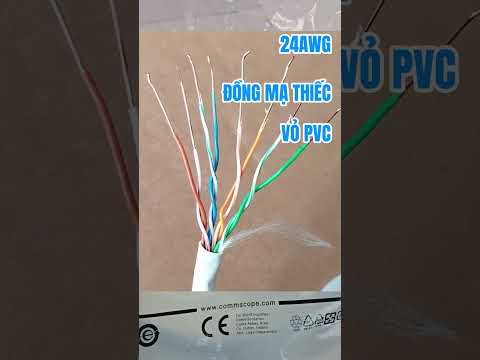 Video giới thiệu Cáp mạng Cat5e UTP Commscope PN: 6-219590-2
