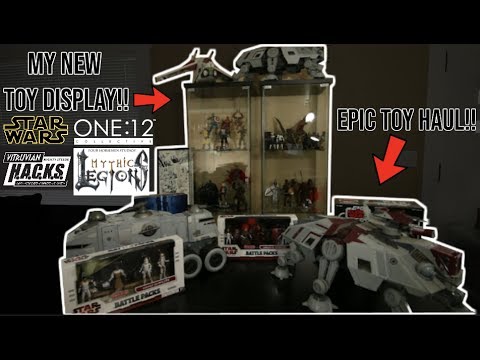 EPIC STAR WARS TOY HAUL - MY NEW TOY DISPLAY! MEZCO ONE 12, MYTHIC LEGIONS, VIRTUVIAN HACKS!
