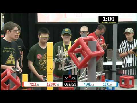 2015 VRC Math Q23 - 7211 1200C vs 750E 10X - 55 to 13 - VEX Worlds 2015 - Math Division