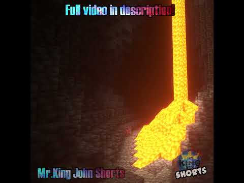 Mr.KingJohn Shorts - New Cave Generation - Minecraft 1.18 #shorts