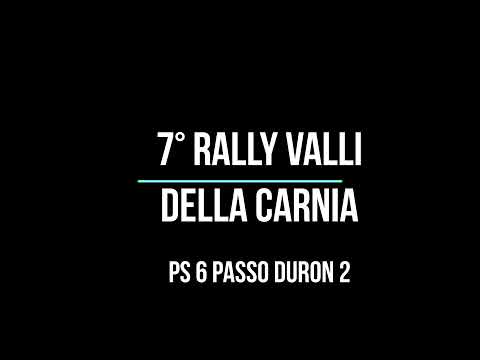 7° Rally Valli della Carnia PS 6 PASSO DURON 2 Cella-Michelutti Peugeot 106 Team Autocar