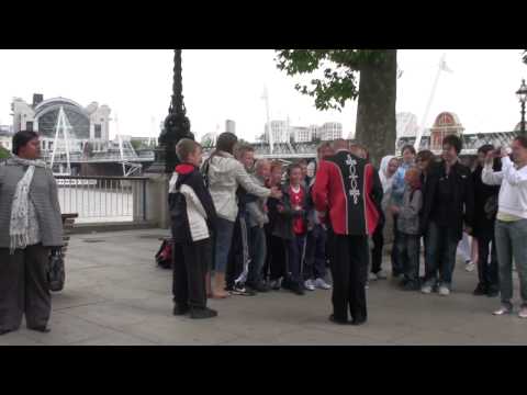 ROBOT MAN DOING COOL DANCE