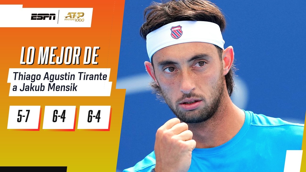 TIRANTE GAN´Ó UN PARTIDAZO, SE METIÓ EN CUARTOS DE CINCINNATI Y QUIERE HACER HISTORIA | RESUMEN