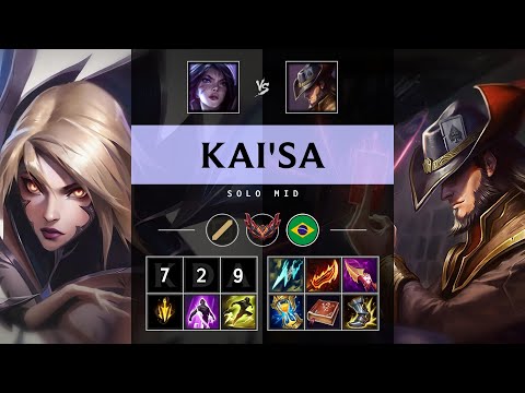 Kai'Sa Mid vs Twisted Fate - BR Grandmaster Patch 25.12