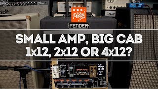 Video thumbnail for Small Amp, Big Cab? 15-Watt Amp With 1x12, 2x12 & 4x12 Speaker Cabs – That Pedal Show by That Pedal Show