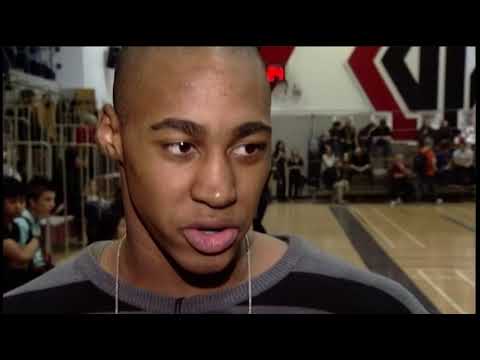 Jasper Place HS Gr 12 guard Denzel James considered top prospect in Edmonton.  Shaw Tv Dec 2011