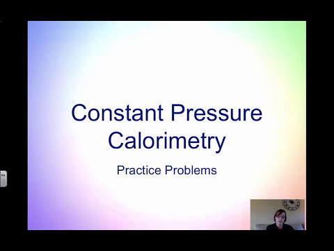 Coffee Cup Calorimetry Examples (Constant Pressure)