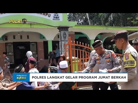 PROGRAM JUMAT BERKAH POLRES LANGKAT