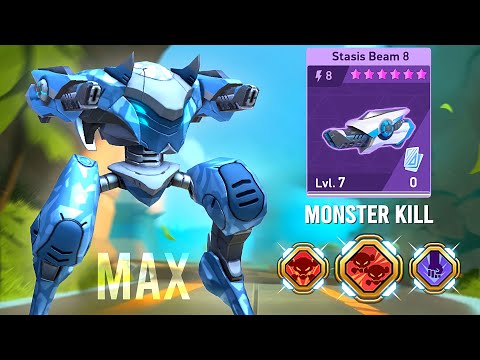 Tengu with Stasis Beam 8 Max - Monster Kill - Mech Arena