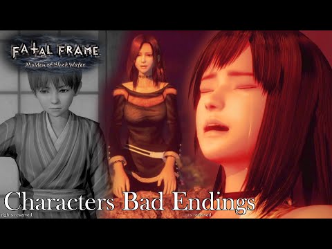 FATAL FRAME: Maiden of Black Water Characters Bad Endings