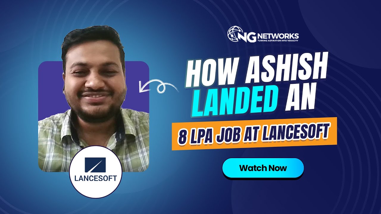 How Ashish Landed an 8 LPA Job at Lancesoft #jobplacement #highpayingjobs