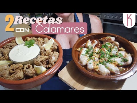 Calamares (CHIPIRONES) a la Romana y al Ajillo