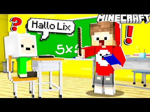 LIX IST LEHRER von BABY LAMI in SCHULE in Minecraft!