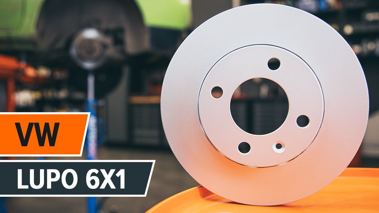 Πώς να αλλάξετε δισκόπλακες εμπρός σε VW Lupo 6X1 - Οδηγίες αντικατάστασης