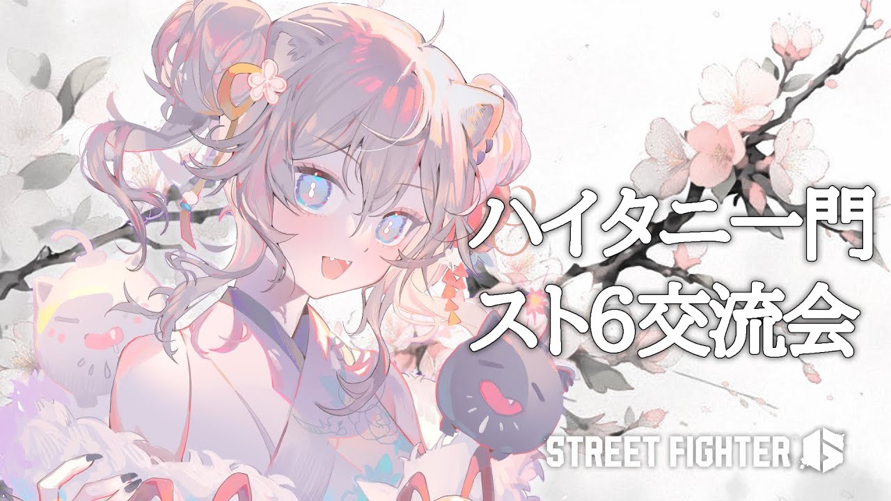 【スト6】ハイタニ一門スト6交流会へ遊びにいく~!【獅白ぼたん/ホロライブ】