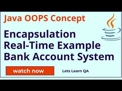 Real Time Example Of Encapsulation In Java Java Oops Concept Interview Question