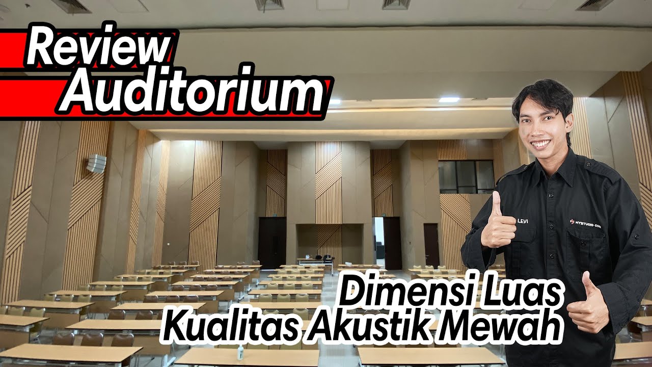 Auditorium Desain Simple tapi Mewah, Akustik Berkelas | Review Auditorium