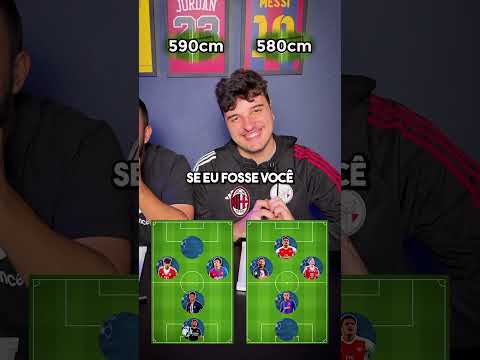 Monte o menor time de futebol possível! #futebol #loucosporfutebol