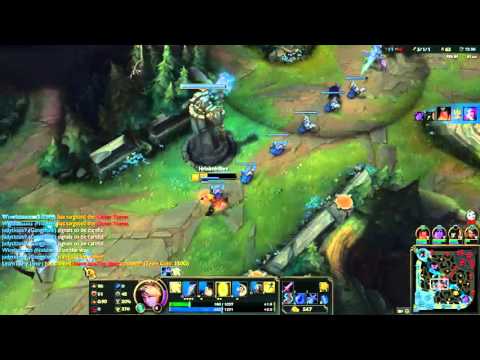 [platinum] Ezreal vs Katarina mid ranked season 6 patch 6.8