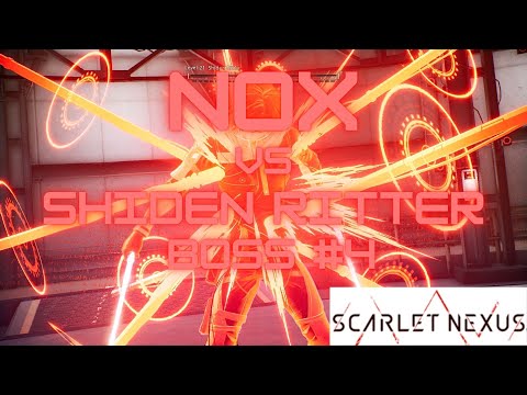 NoX Vs Shiden Ritter (Boss Fight #4) | Scarlet Nexus