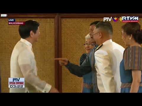 PBBM leads the oath-taking ceremony of AFP’s Generals and FOIC in Malacañang 13 May 2024