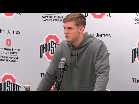 Will Howard pregame press conference | Ohio State-Oregon week