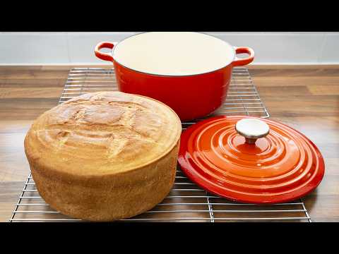 Dutch Oven Bread, An amazing crispy bread recipe.