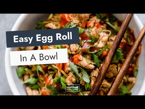 Easy Egg Roll in a Bowl