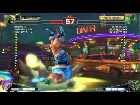Carlos0516 (Zangief) vs ISHIKARI (Blanka) - AE 2012 Match *1080p HD*
