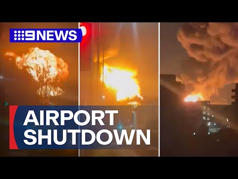 ロンドンのヒースロー空港が暗闇に包まれる｜9 News Japan (London's Heathrow Airport plunged into darkness | 9 News Australia)