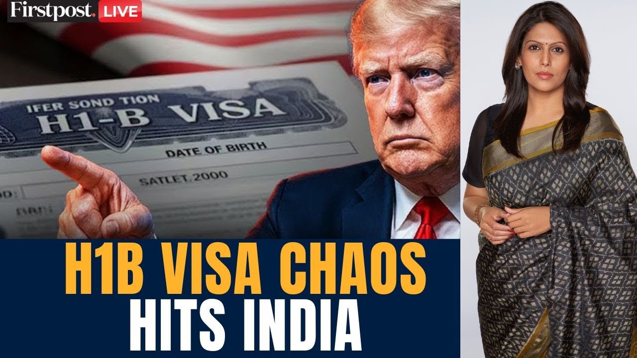 Trump H1B Rules LIVE: Trump's H-1B Curbs Trigger Chaos In India | Vantage with Palki Sharma