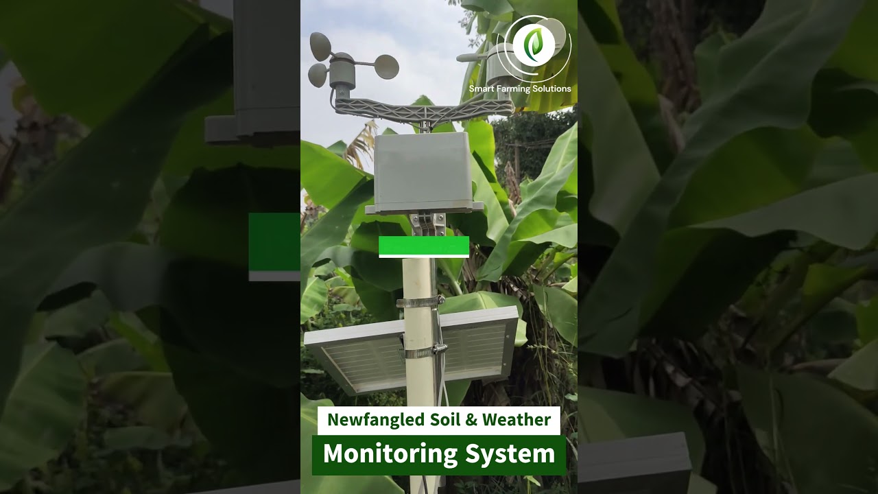 Newfangled Soil & Weather Monitoring System #smartfarming #shorts